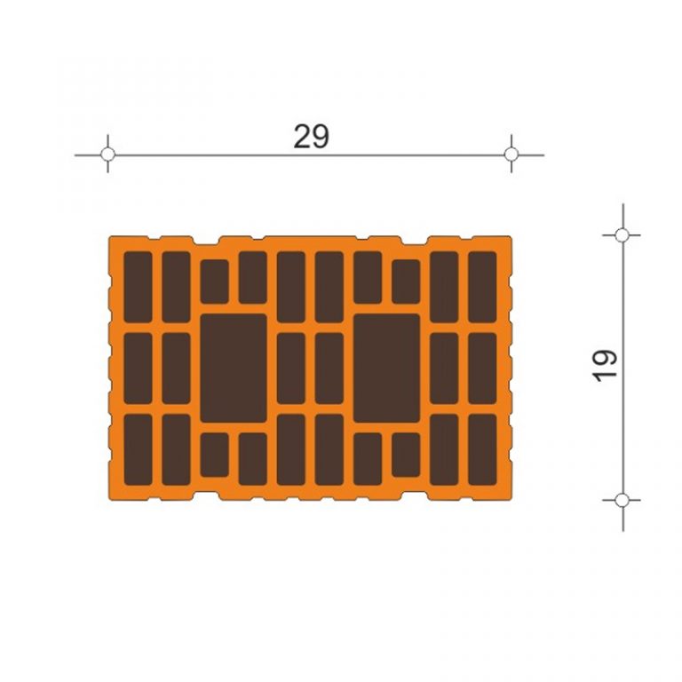 Blok Opeka V6l Classic Opeka 290x190x190 Profi Baucentar