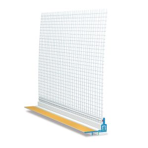 Profil prozorski PAPU s mrežicom 6mm/2,4 m