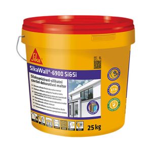 Silikatna dekorativna fasadna završna žbuka SikaWall®-6900 Si&Si, 25 kg