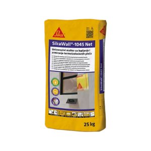 Ljepilo i glet za vunu i stiropor, SikaWall®-1045 mreža, 25 kg