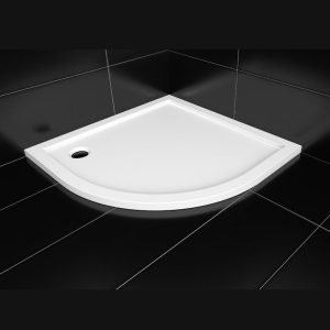 Tuš kada plitka Copen Solilux polukružna 80x80 bez sifona