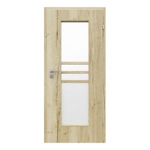 Vratno krilo Hrast Cleveland demeter model 2 s staklom, različite dimenzije