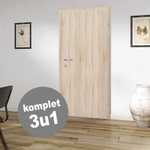 Vratno krilo Century model 1 primo 3D sa dovratnikom standard 100 mm, komplet