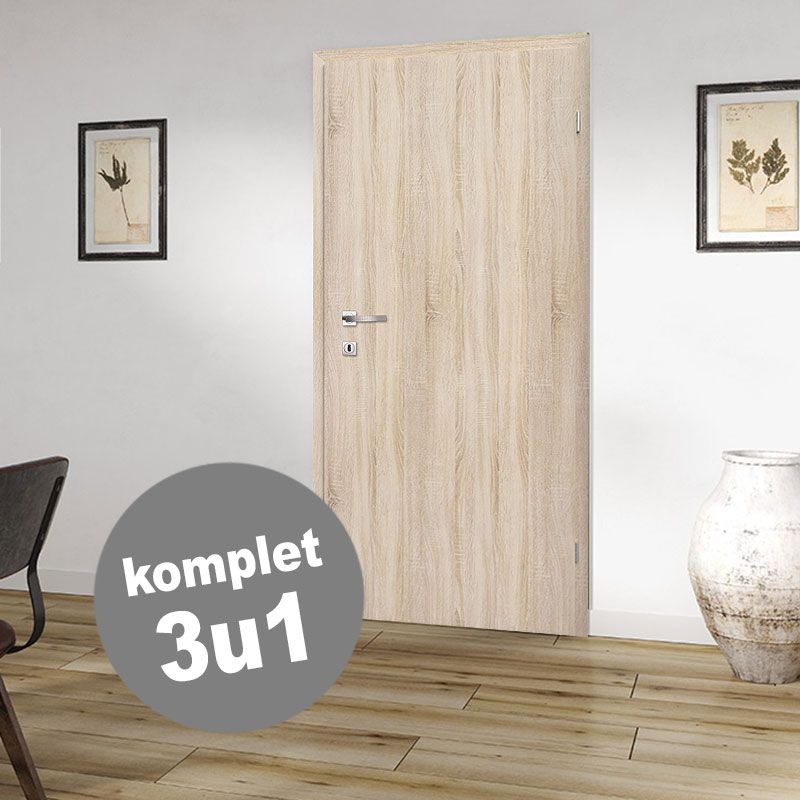 Vratno krilo Century model 1 primo 3D sa dovratnikom standard 100 mm, komplet