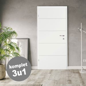 Vratno krilo Linea model 1.1, sa dovratnikom standard 100 mm, komplet